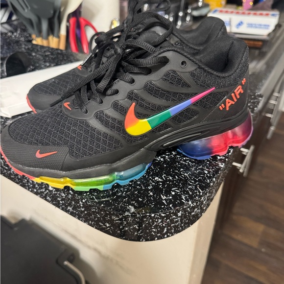 Nike Shoes - Nike Black Sneakers with Multicolor Accents
